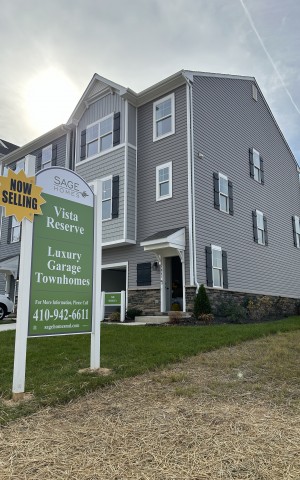 New White Marsh Townhomes custom homes