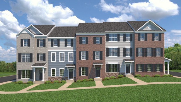 2 Car Garage Townhomes in Clinton new home
