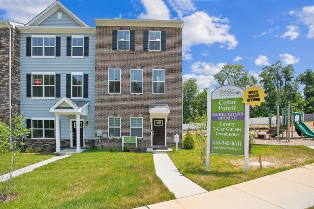 2 Car Garage Townhomes in Clinton new home